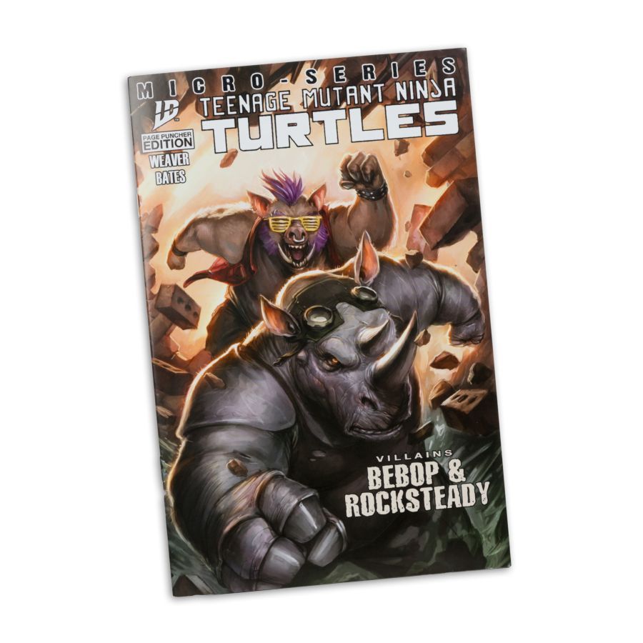 Teenage Mutant Ninja Turtles - Bebop Page Punchers 5″ Figure with Comic