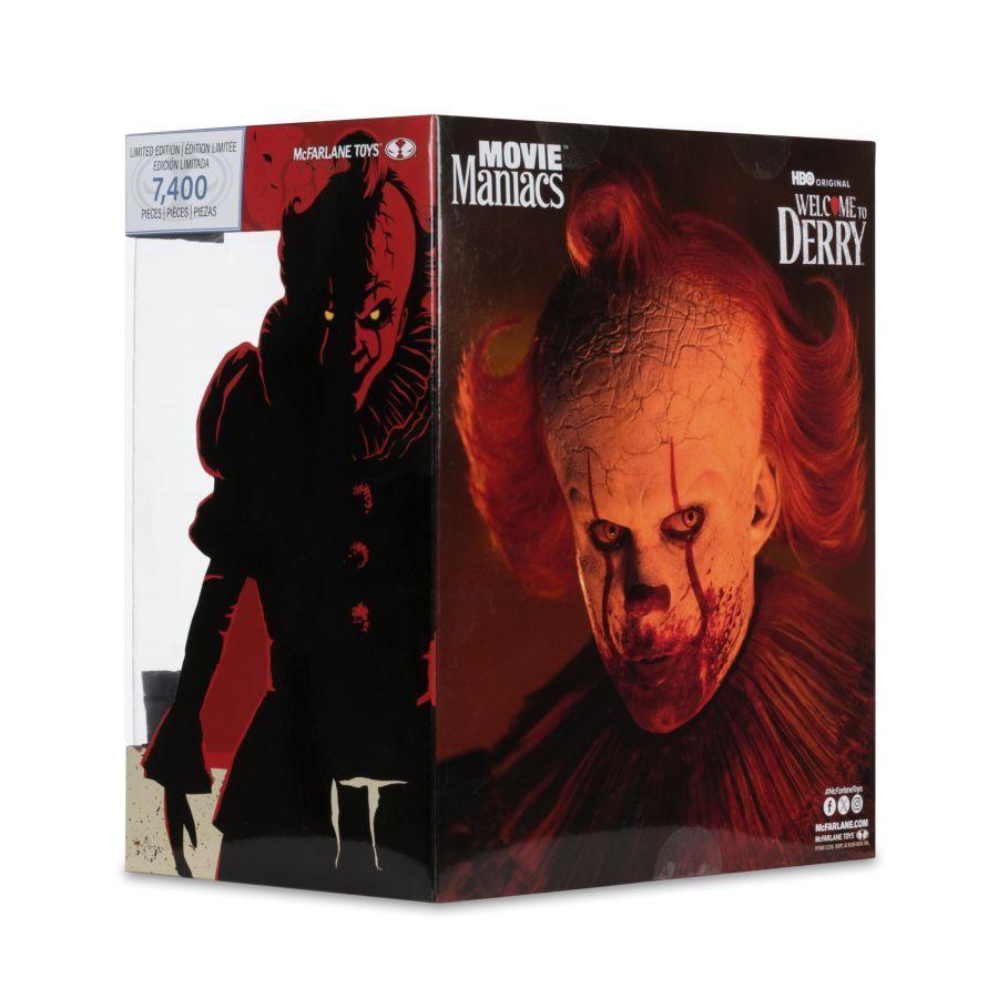 Welcome to Derry - Pennywise (Bloody) Movie Maniacs 6″ Posed Figure