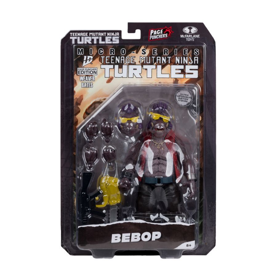 Teenage Mutant Ninja Turtles - Bebop Page Punchers 5″ Figure with Comic