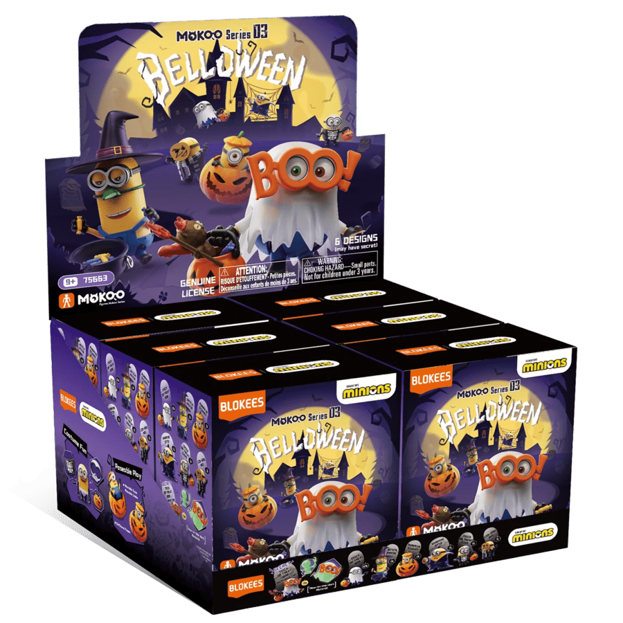 Minions - Mokoo 03 Belloween Blind Box Assortment (Display of 6)