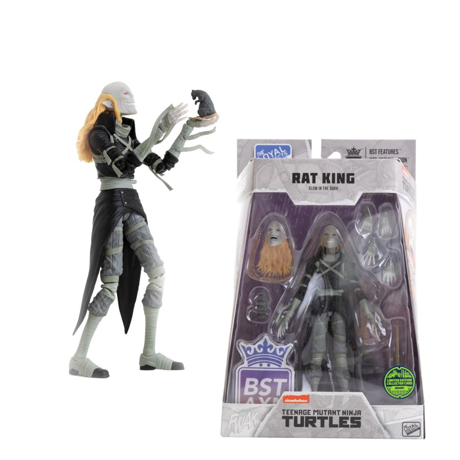 Teenage Mutant Ninja Turtles (comics) - Rat King (Glow) 5″ BST AXN Action Figure (Wave 2)