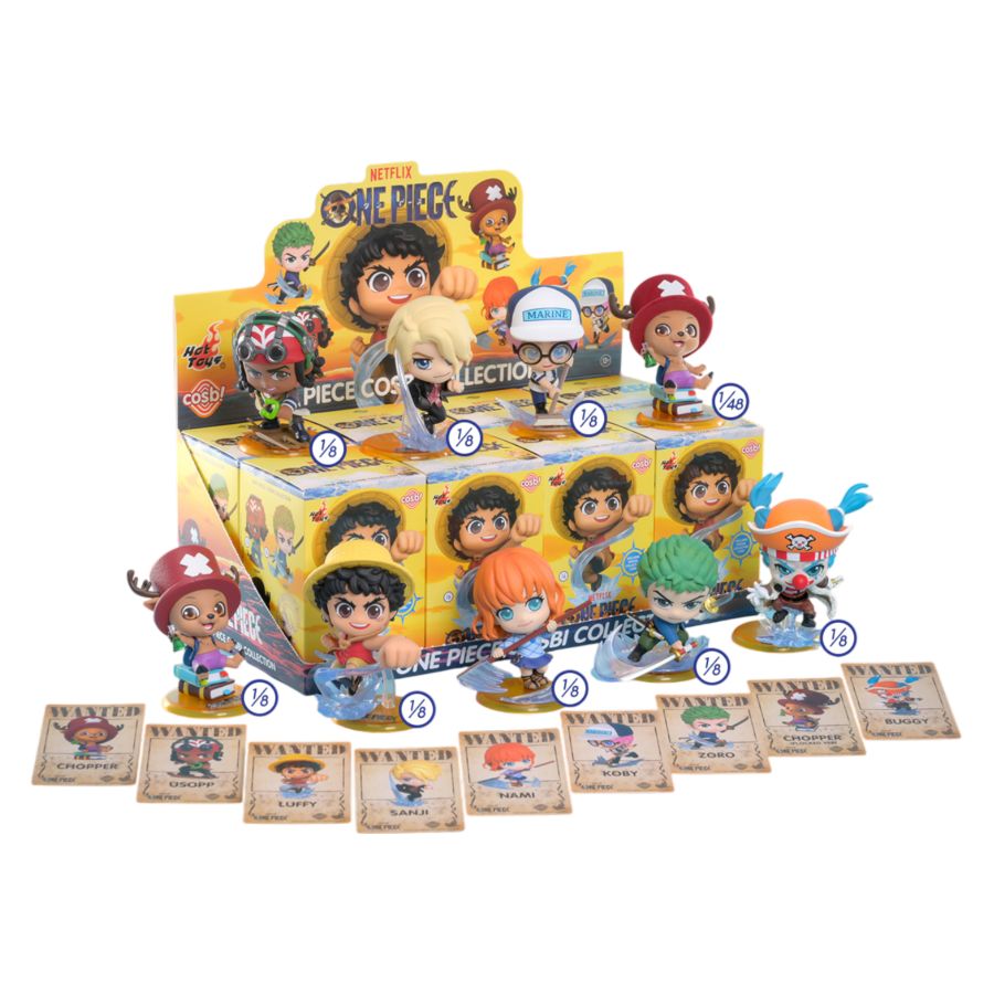 One Piece (Netflix) - Cosbi Bobble-Head Assortment (Display of 8)