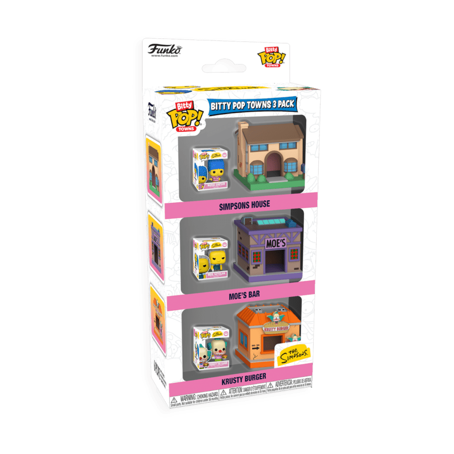 The Simpsons - Springfield (Bitty Pop! Town 3-Pack)