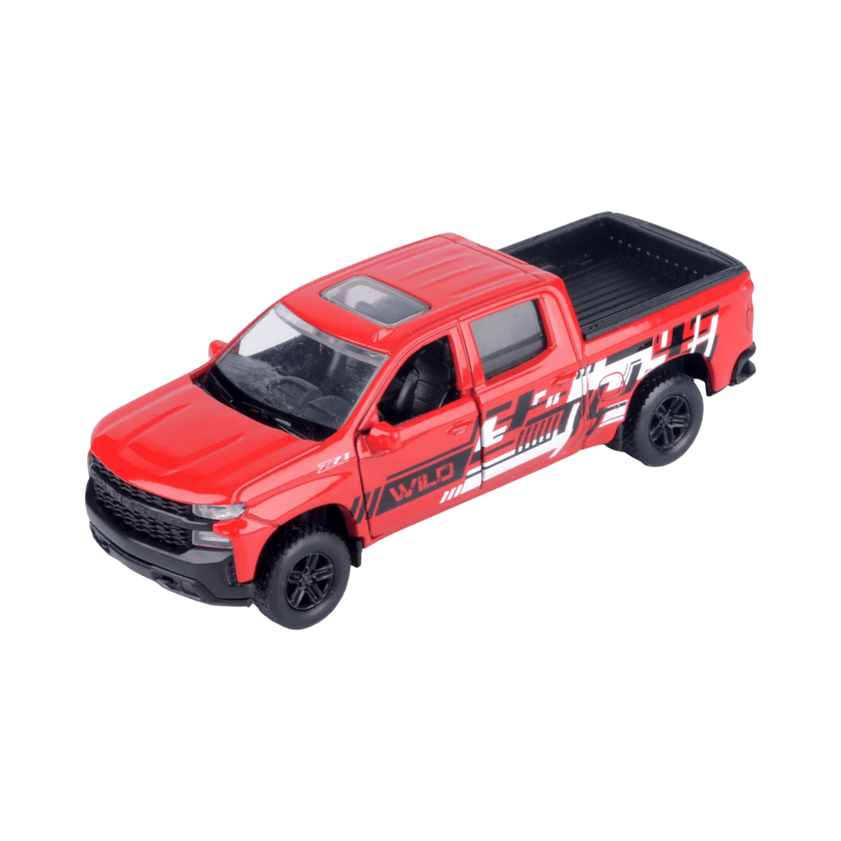 Revved Racers - 1:32 2019 Chevy Silverado Trail Boss Crew Cab Diecast Vehicle