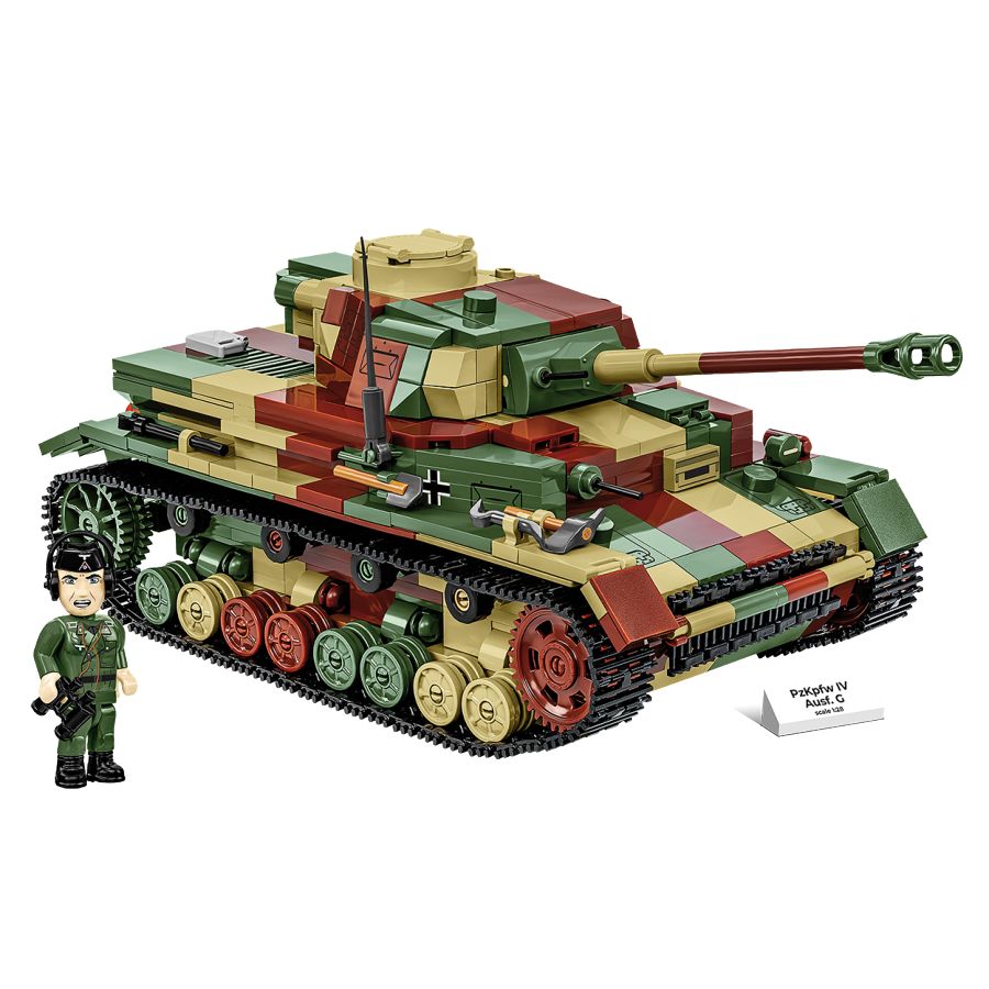 World War 2 - PzKpfw IV Ausf.G Construction Brick Set (1107 Pieces)