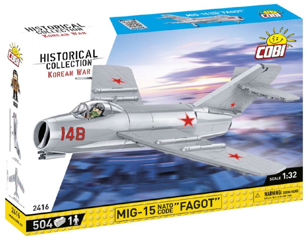 Korean War - MIG-15 N.Code Fagot (504 Piece Kit)