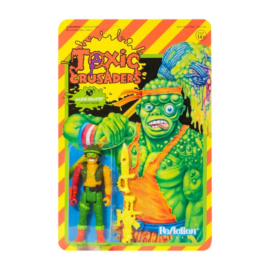Toxic Crusaders - Major Disaster ReAction 3.75″ Action Figure