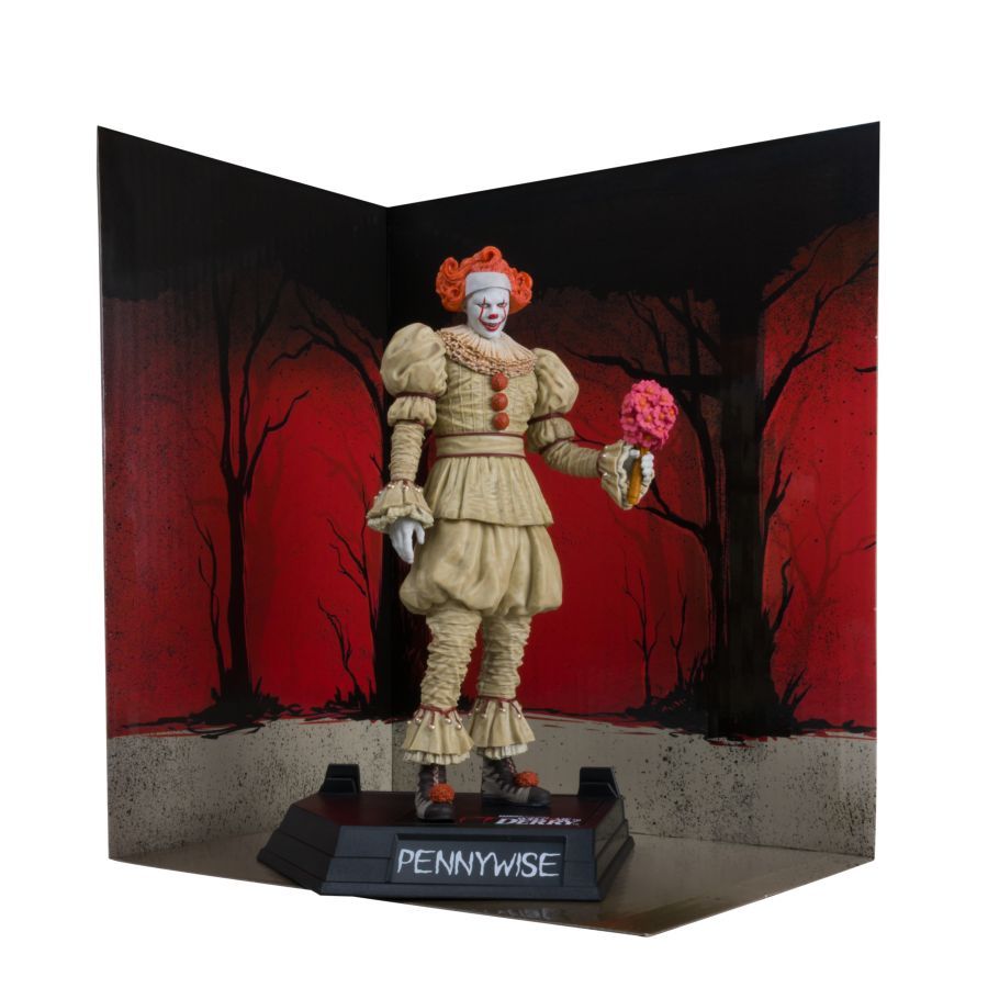 Welcome to Derry - Pennywise (Flashback) 6″ Movie Maniacs Figure