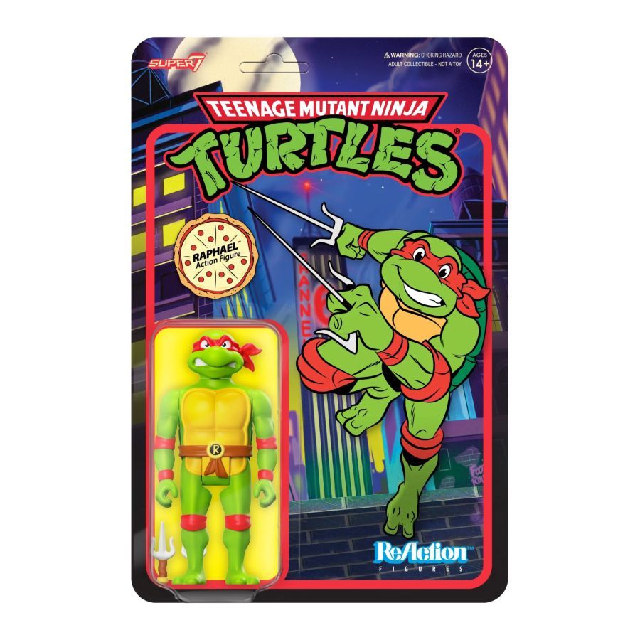 Teenage Mutant Ninja Turtles (TV’87) - Raphael Toon Reaction 3.75″ Figure