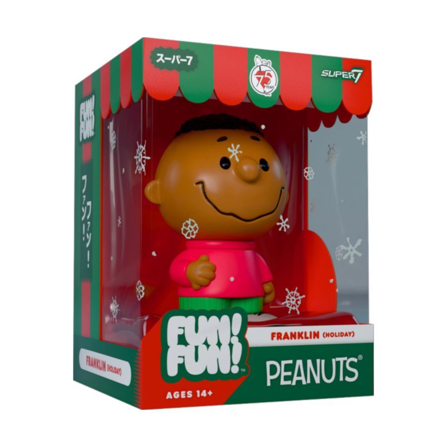 Peanuts - Franklin in Holiday Outfit Fun! Fun! Figure