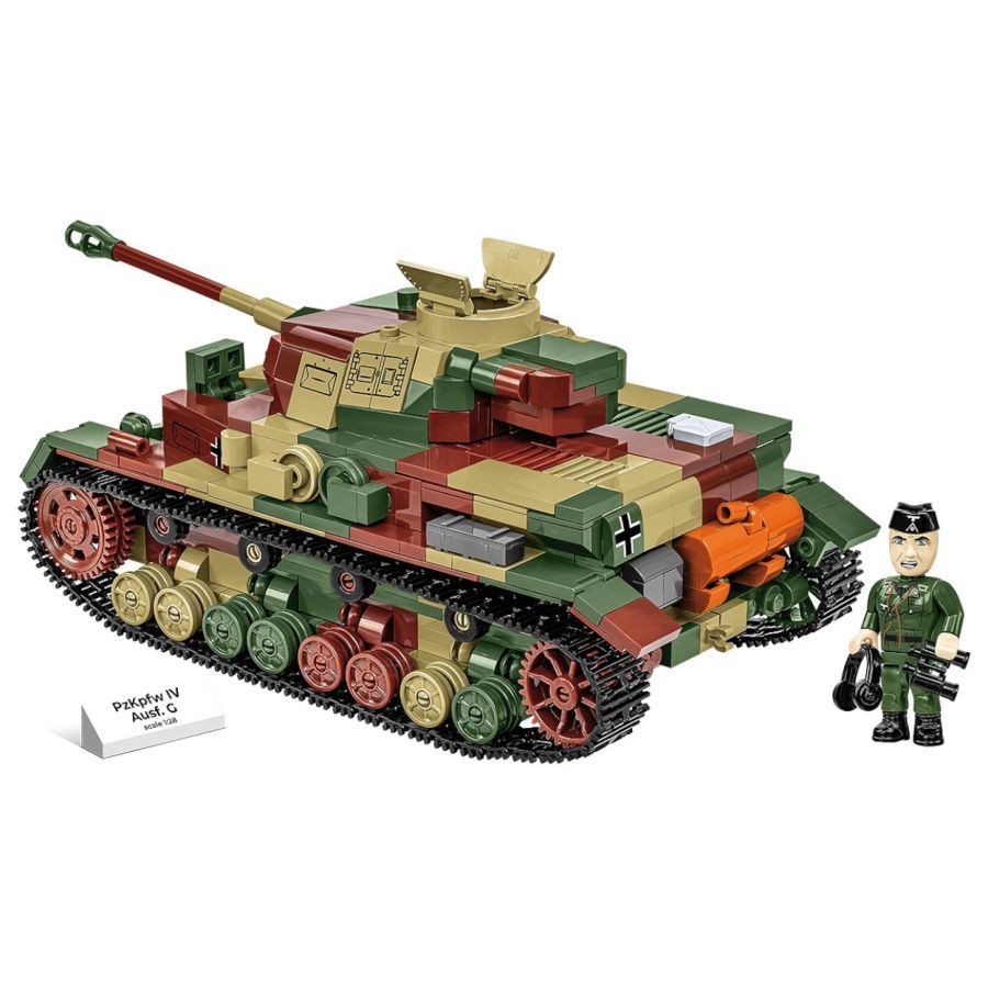 World War 2 - PzKpfw IV Ausf.G Construction Brick Set (1107 Pieces)