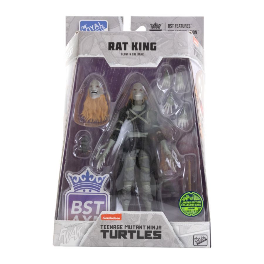 Teenage Mutant Ninja Turtles (comics) - Rat King (Glow) 5″ BST AXN Action Figure (Wave 2)