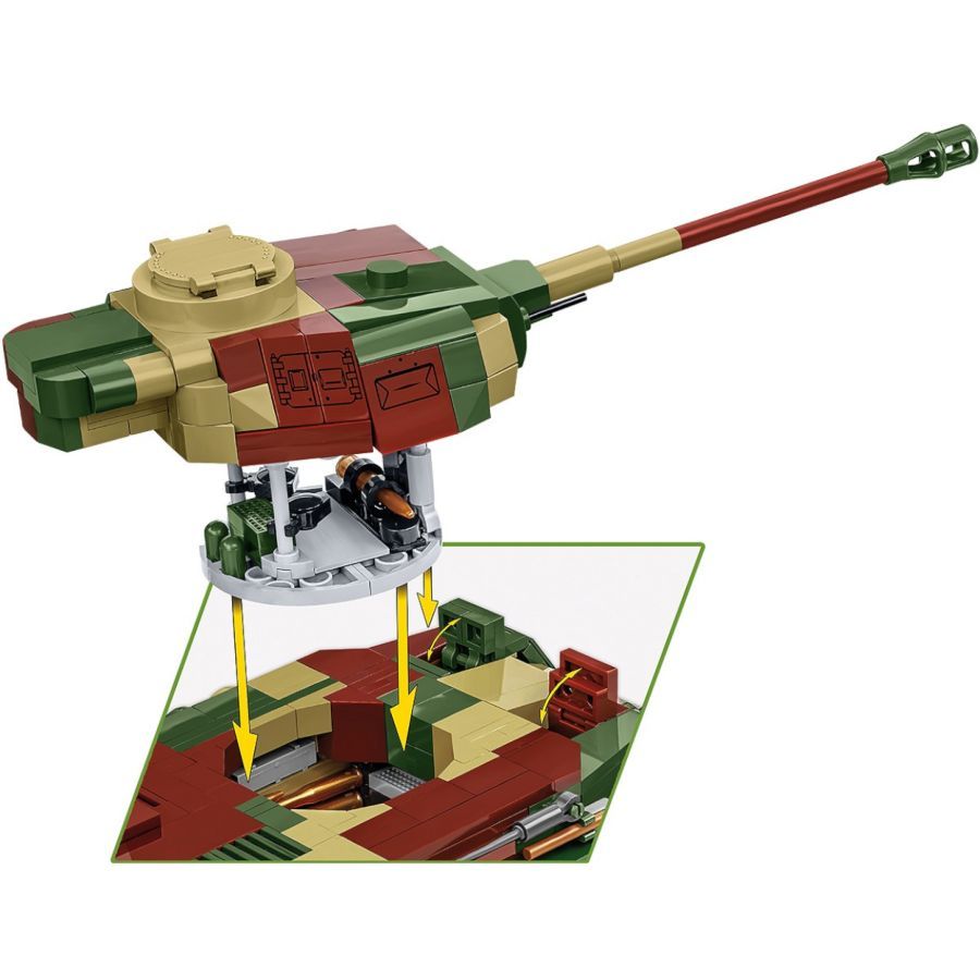World War 2 - PzKpfw IV Ausf.G Construction Brick Set (1107 Pieces)