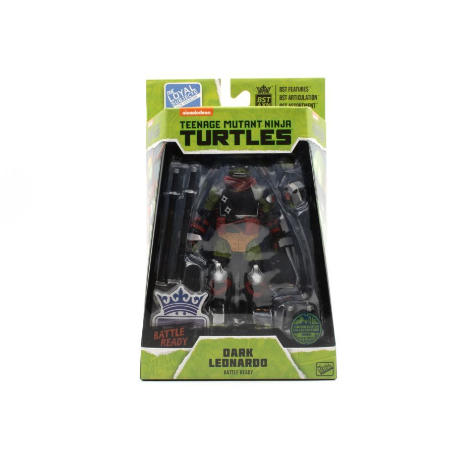 Teenage Mutant Ninja Turtles - Dark Leonardo “Battle Ready” BST AXN 1:15 Scale Action Figure