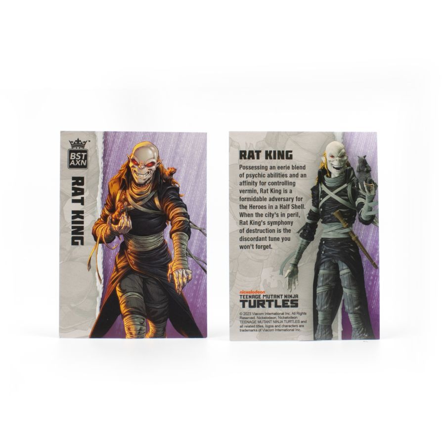 Teenage Mutant Ninja Turtles (comics) - Rat King (Glow) 5″ BST AXN Action Figure (Wave 2)