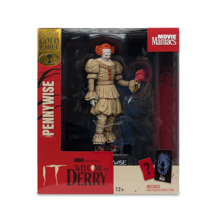 Welcome to Derry - Pennywise (Flashback) 6″ Movie Maniacs Figure