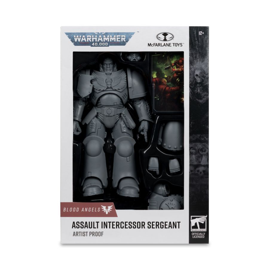 Warhammer 40,000 - Blood Angel Assault Intercessor Sergeant (Artist Proof) 7″ Action Figure