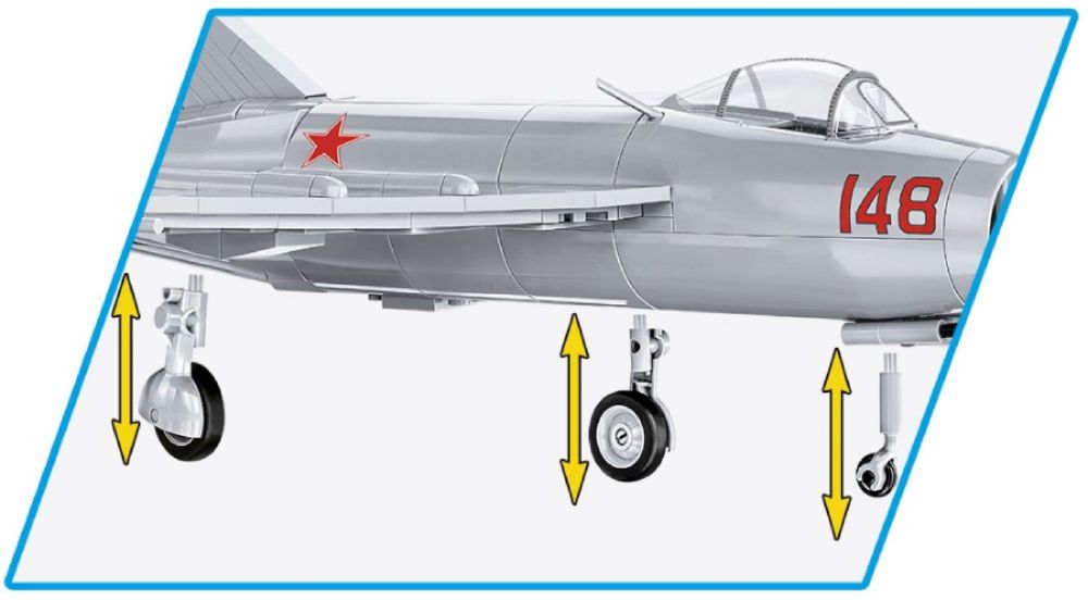 Korean War - MIG-15 N.Code Fagot (504 Piece Kit)