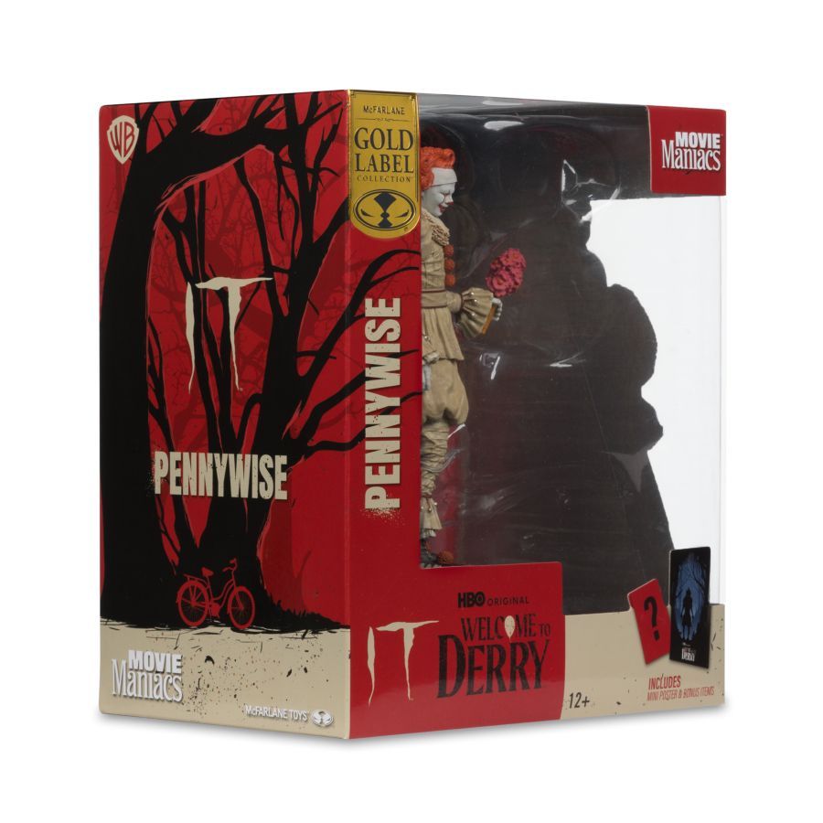 Welcome to Derry - Pennywise (Flashback) 6″ Movie Maniacs Figure