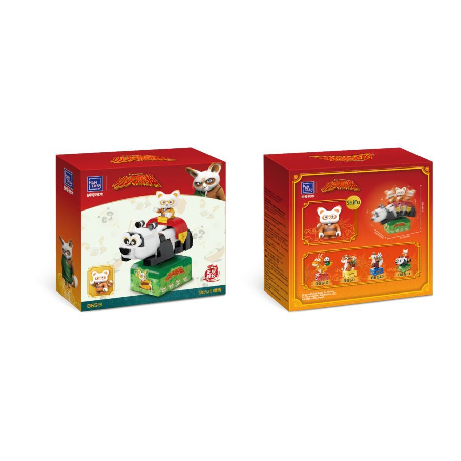 Kung Fu Panda - Shifu on SkateKart (183 Piece Kit)