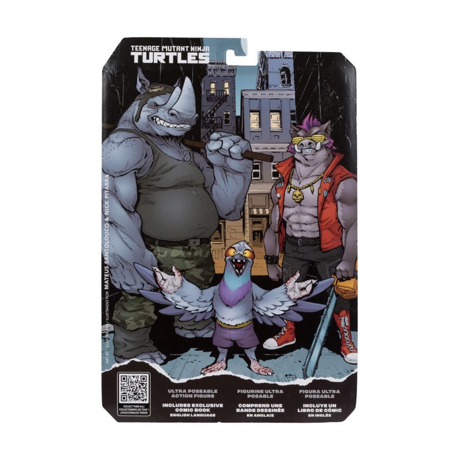 Teenage Mutant Ninja Turtles - Rocksteady Page Punchers 5″ Figure with Comic