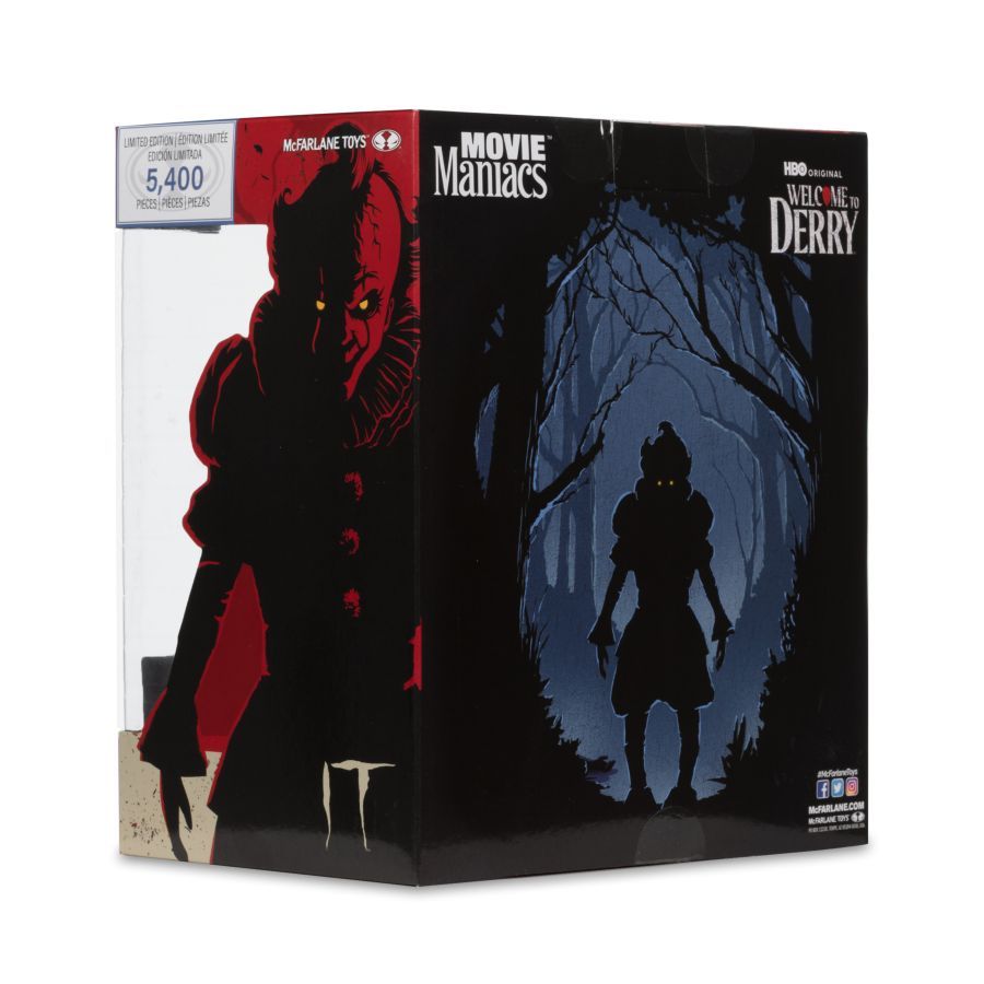 Welcome to Derry - Pennywise (Flashback) 6″ Movie Maniacs Figure