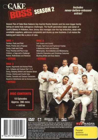 Cake Boss Season 2 DVD