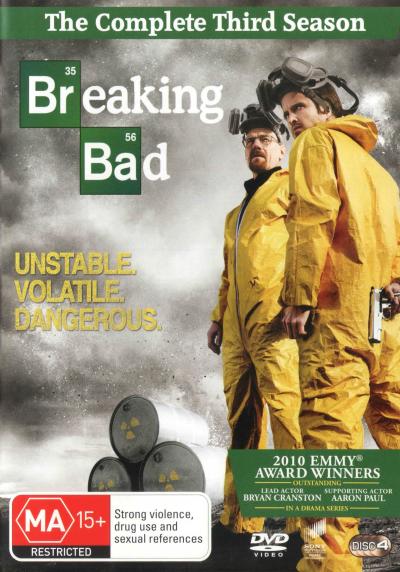 Breaking Bad Season 3 DVD
