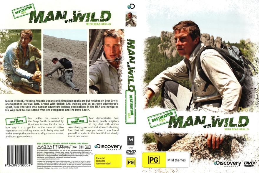 Man vs Wild With Bear Grylls Destination USA DVD
