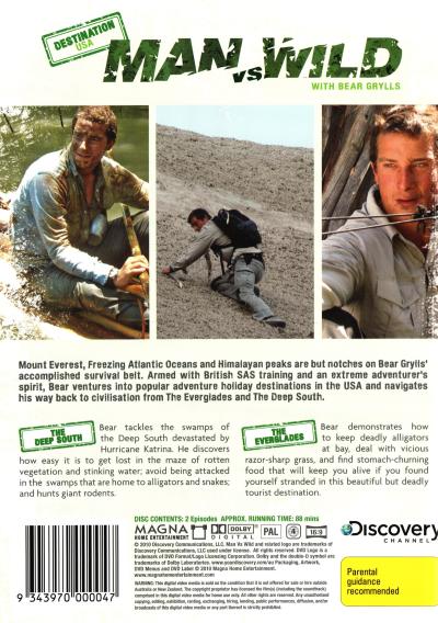 Man vs Wild With Bear Grylls Destination USA DVD