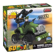 Small Army - Delta Military Vehicle Construction Set (60 Piece Kit)