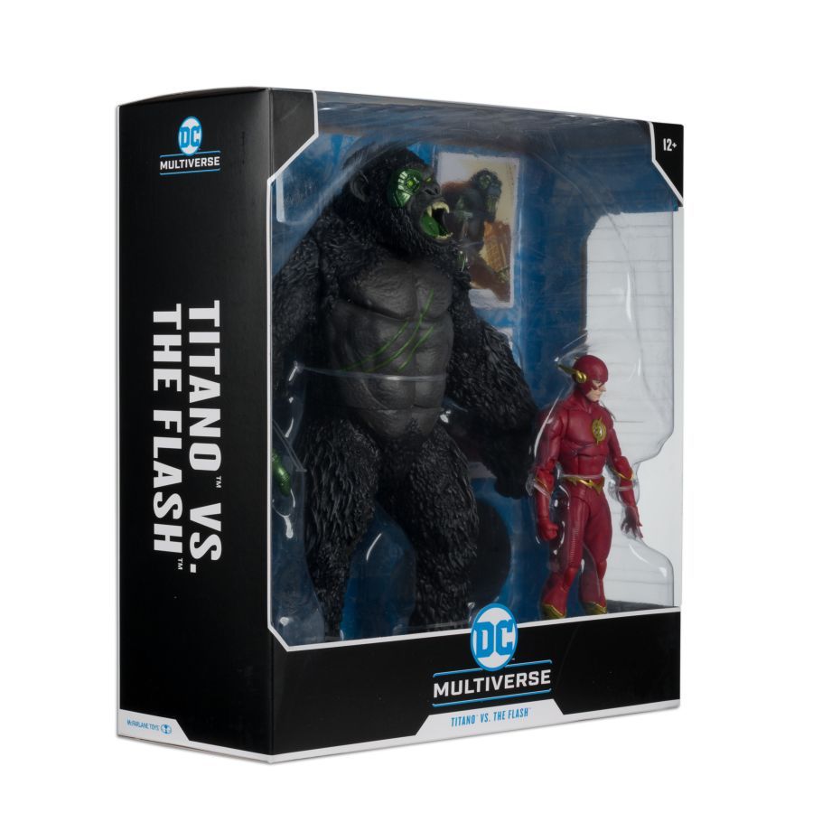 DC Comics - The Flash Vs Titano 7″ Megafig 2-Pack