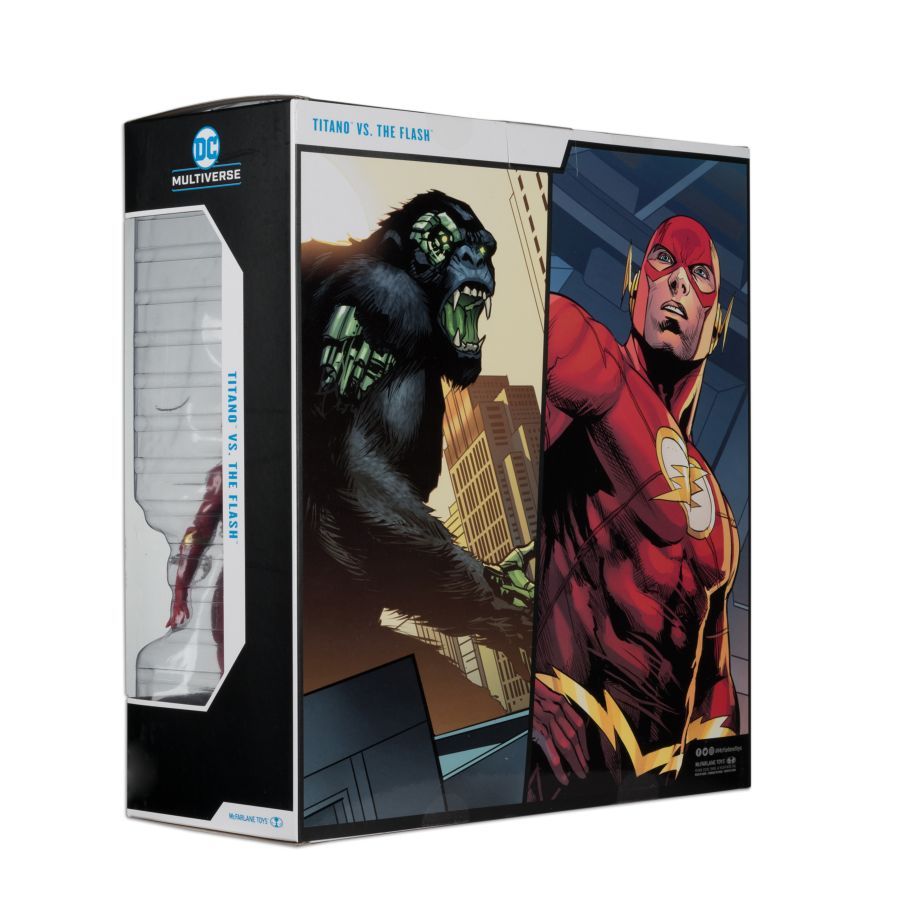 DC Comics - The Flash Vs Titano 7″ Megafig 2-Pack