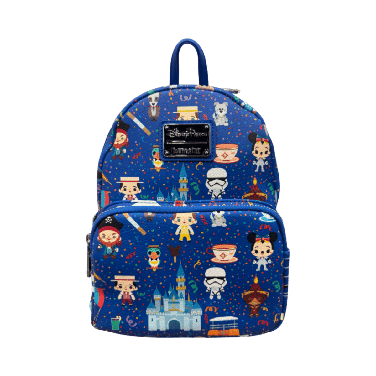 Disney - Chibi All-Over-Print Navy Blue (Loungefly Backpack)
