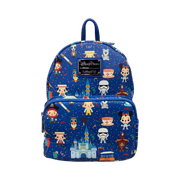 Disney - Chibi All-Over-Print Navy Blue (Loungefly Backpack)