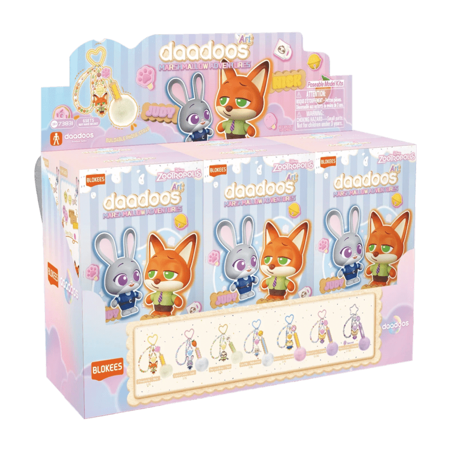 Zootopia - Daadoos Art Series 1 Marshmallow Adventures Blind Box Assortment (Display of 6)