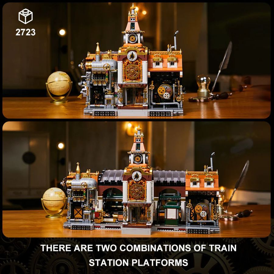 Steampunk Series - Train Station (2788 Piece Kit)