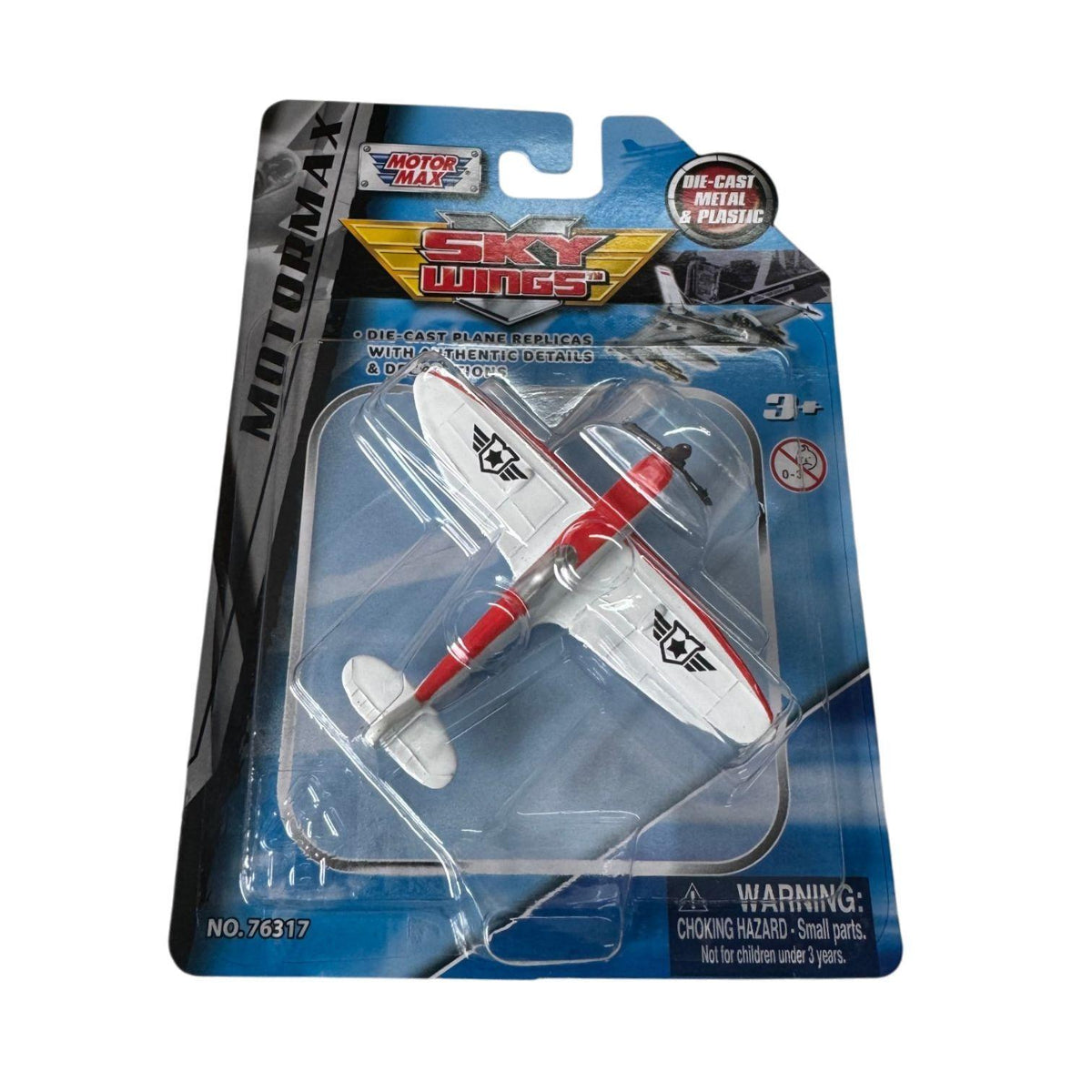 Sky Wings - 3.5″ Spitfire Die-Cast Plane Replica Assortment (2 Count)
