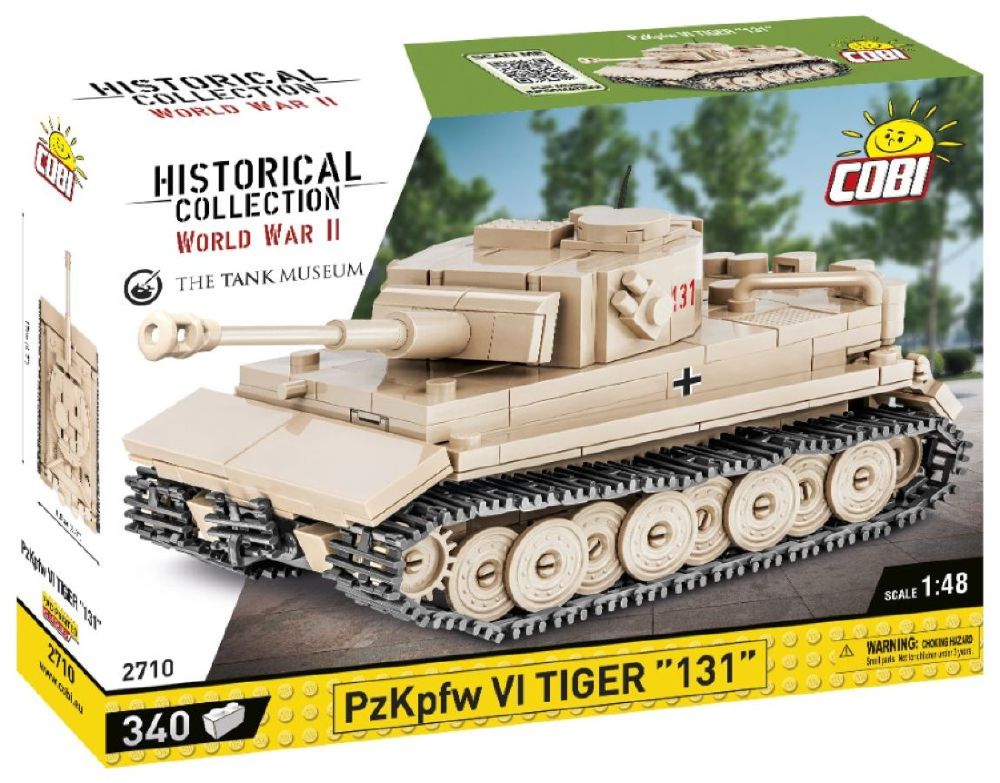 World War 2 - Pzkpfw VI Tiger “131” Construction Brick Set (340 Pieces)