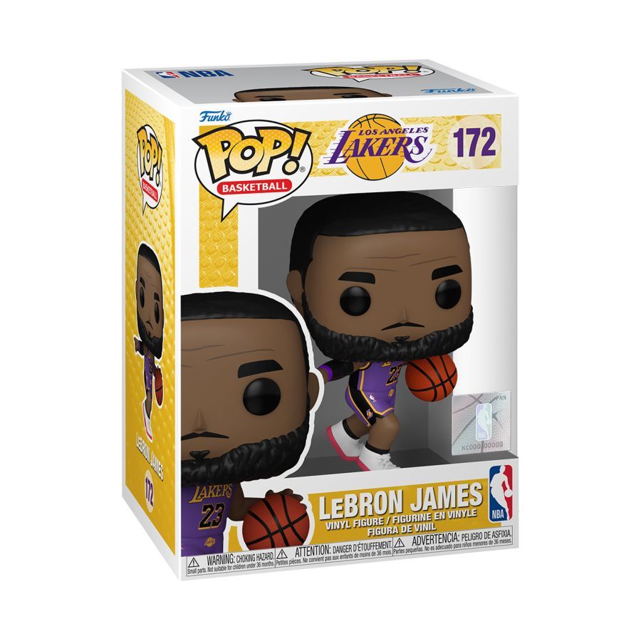 NBA: Lakers - LeBron James Purple Uniform #23 (Pop! Vinyl)