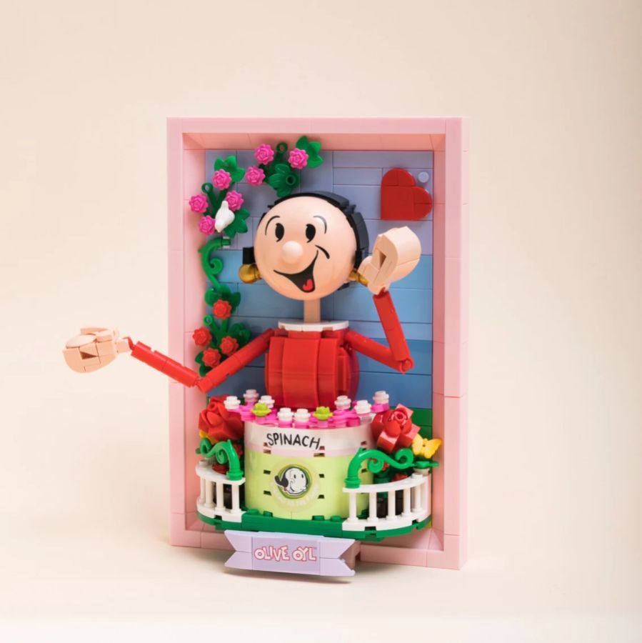 Popeye - Olive 3:D Portrait (348 Piece Kit)