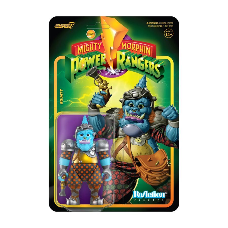 Power Rangers - Squatt ReAction 3.75″ Action Figure