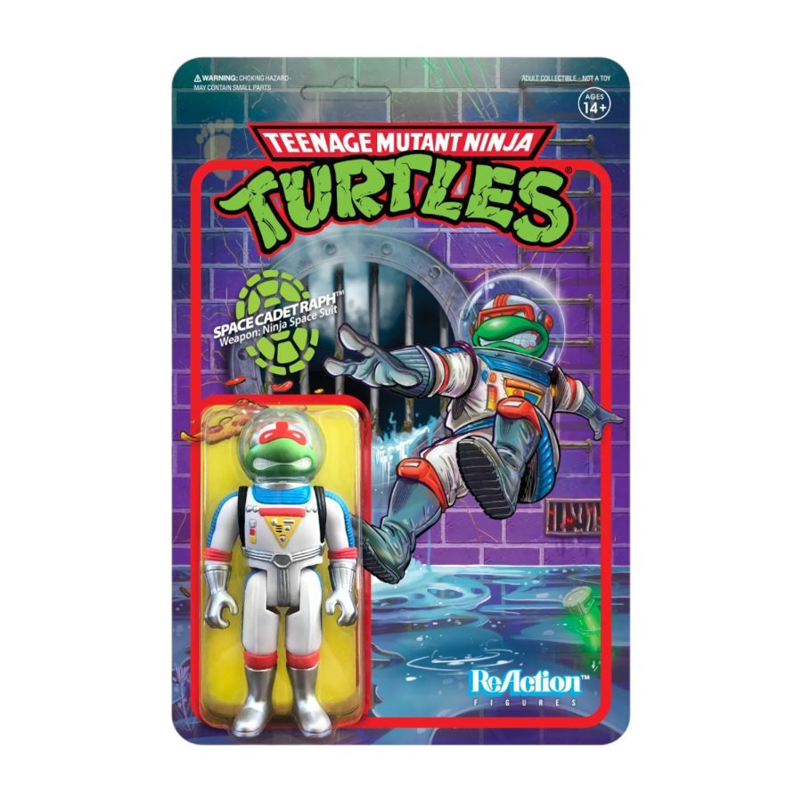 Teenage Mutant Ninja Turtles (TV’87) - Space Cadet Raphael ReAction 3.75″ Action Figure