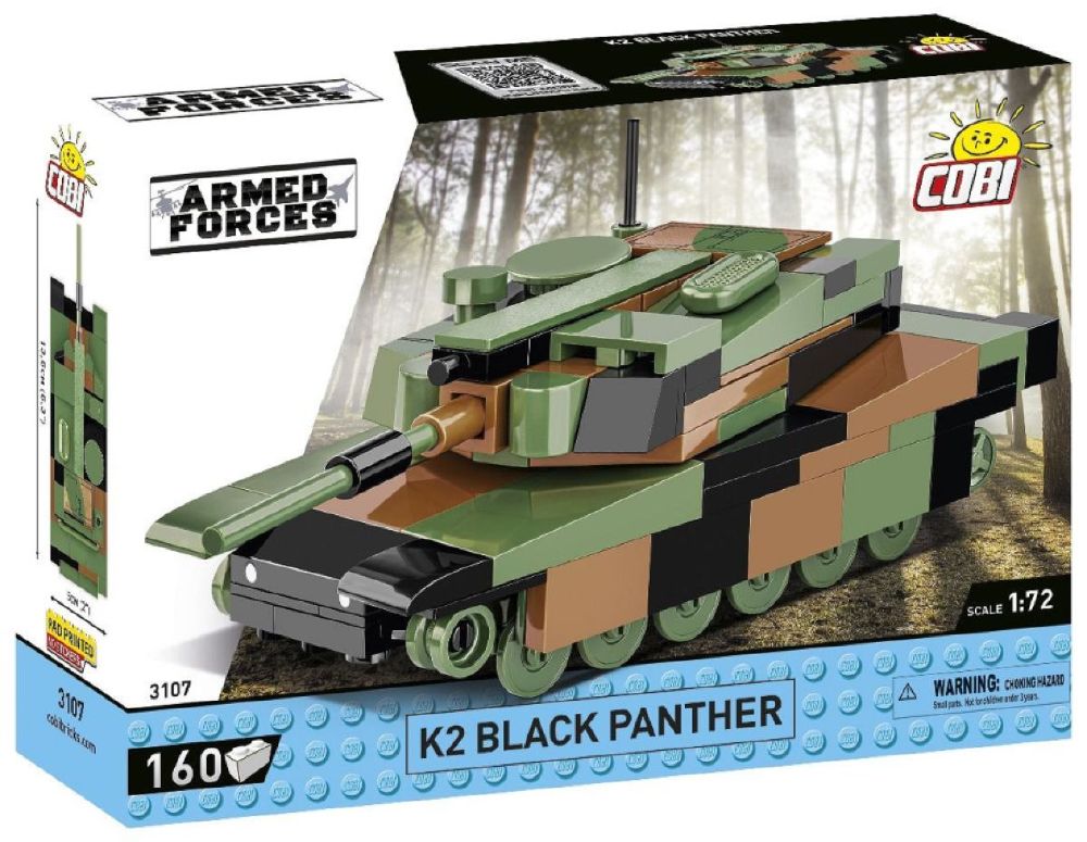 World War 2 - K2 Black Panther Construction Brick Set (162 Pieces)