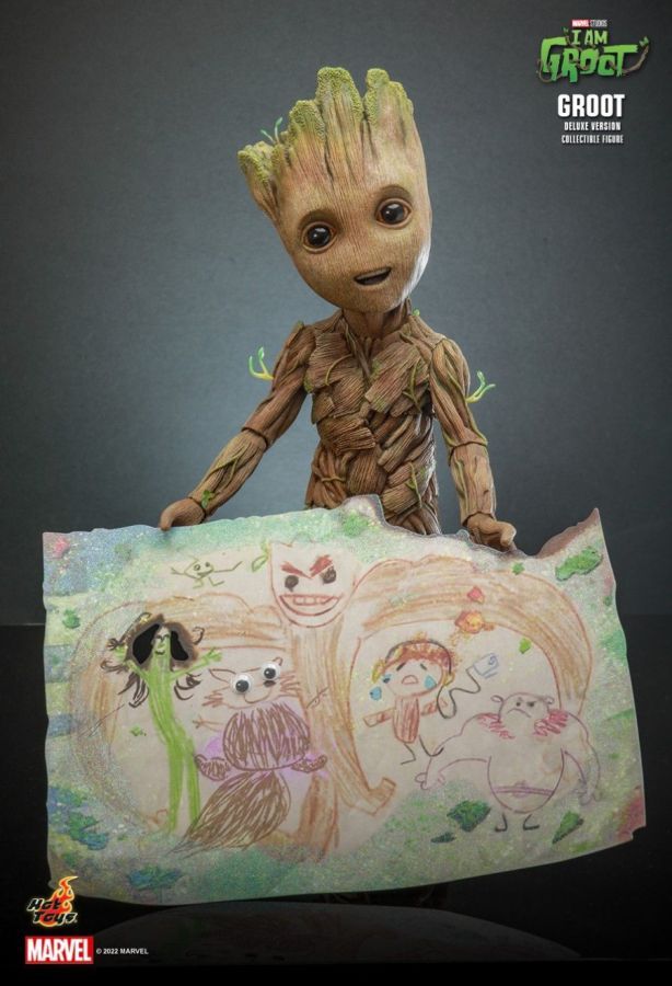 Guardians of the Galaxy - I Am Groot: Groot Deluxe 1:6 Scale Collectable Action Figure