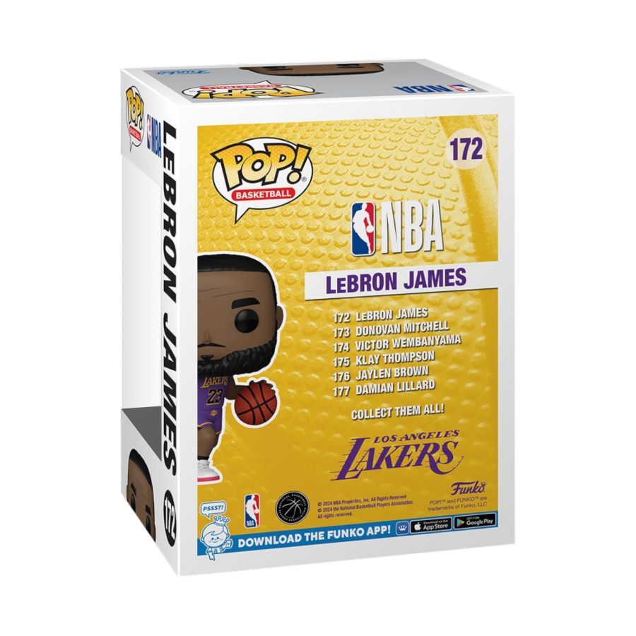 NBA: Lakers - LeBron James Purple Uniform #23 (Pop! Vinyl)
