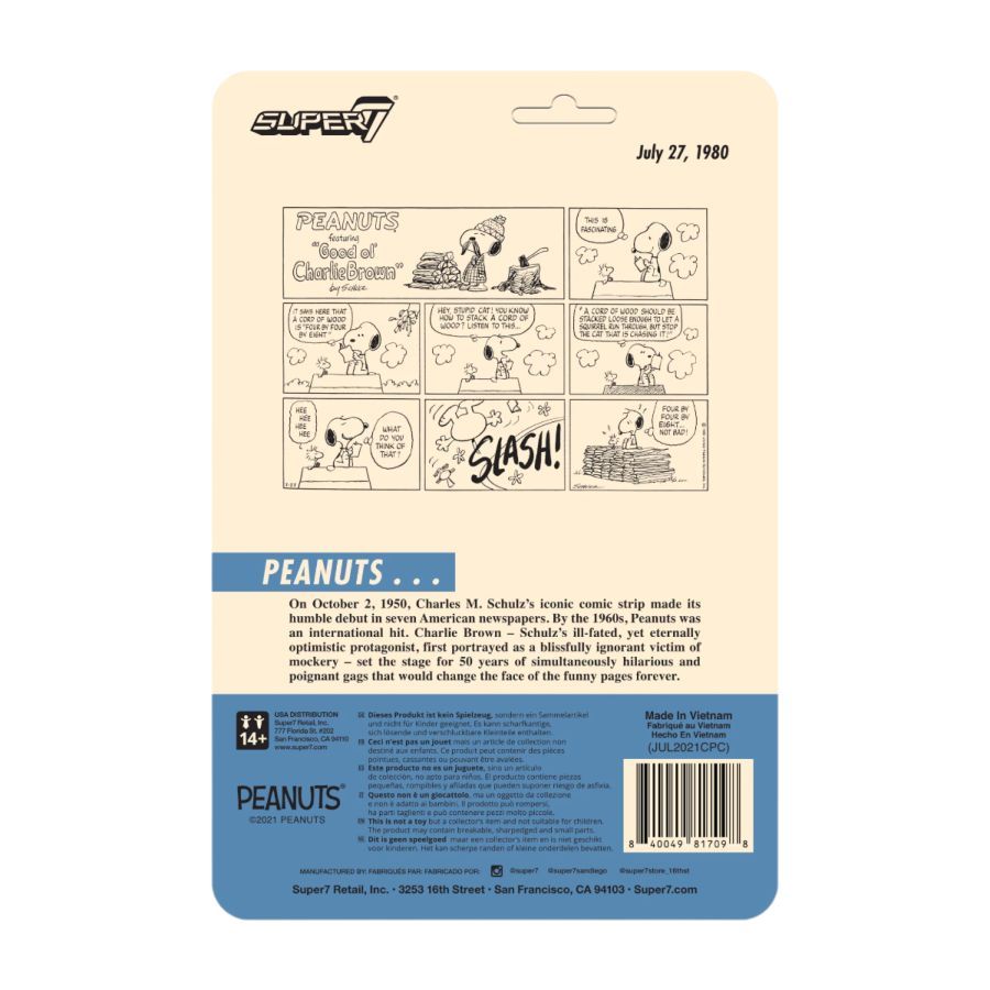 Peanuts - Lumberjack Snoopy ReAction 3.75″ Action Figure