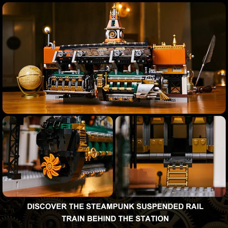 Steampunk Series - Train Station (2788 Piece Kit)