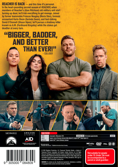 Reacher Season 2 DVD