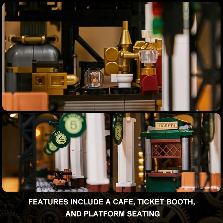 Steampunk Series - Train Station (2788 Piece Kit)